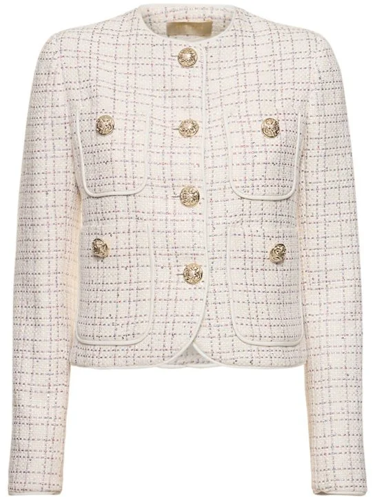 Elie Saab Embellished Tweed Jacket