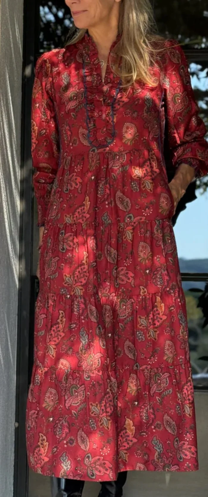 Lexy London Deborah Dress in Winter Flower