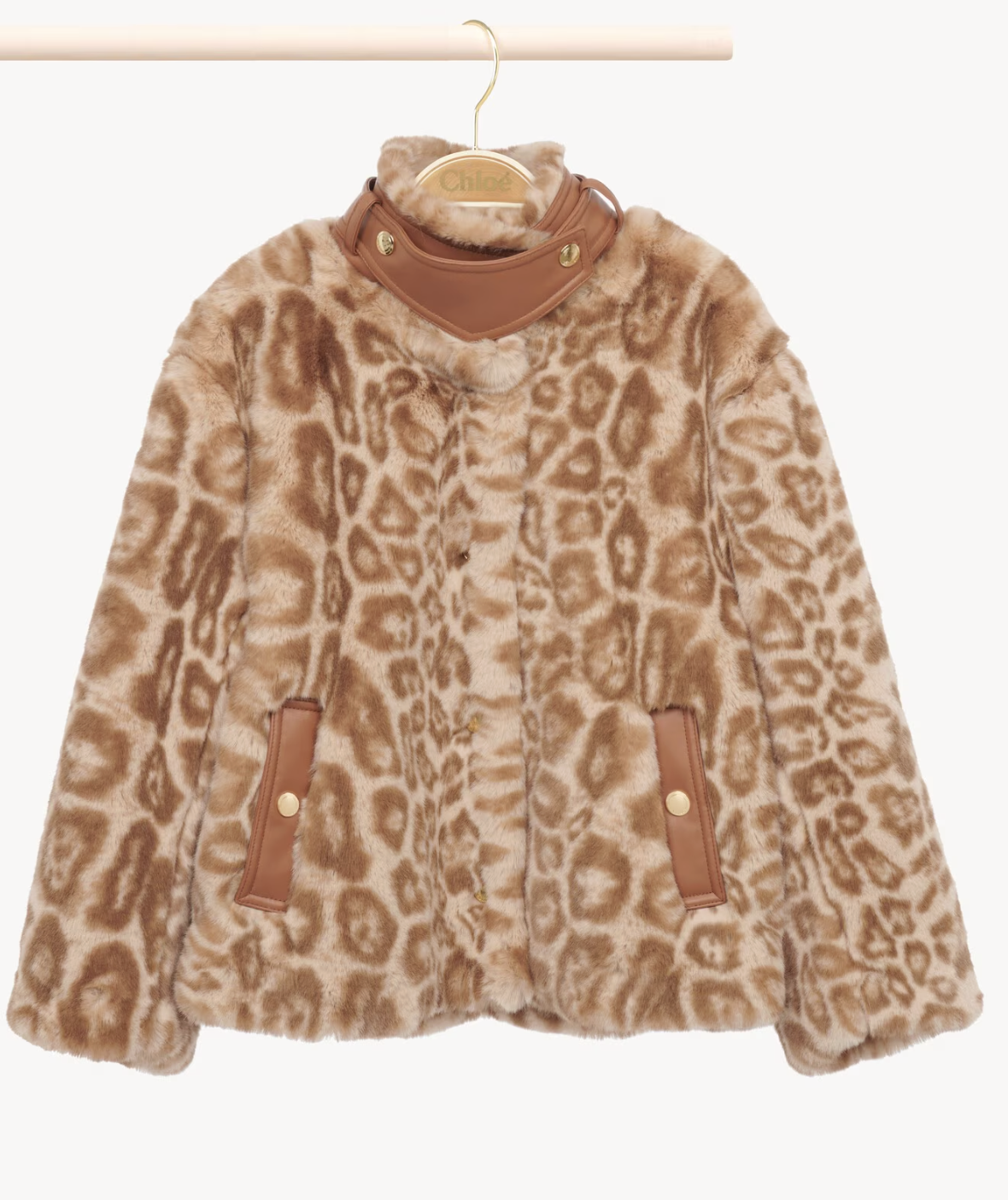 Chloé Kids' Leopard-Print Jacket
