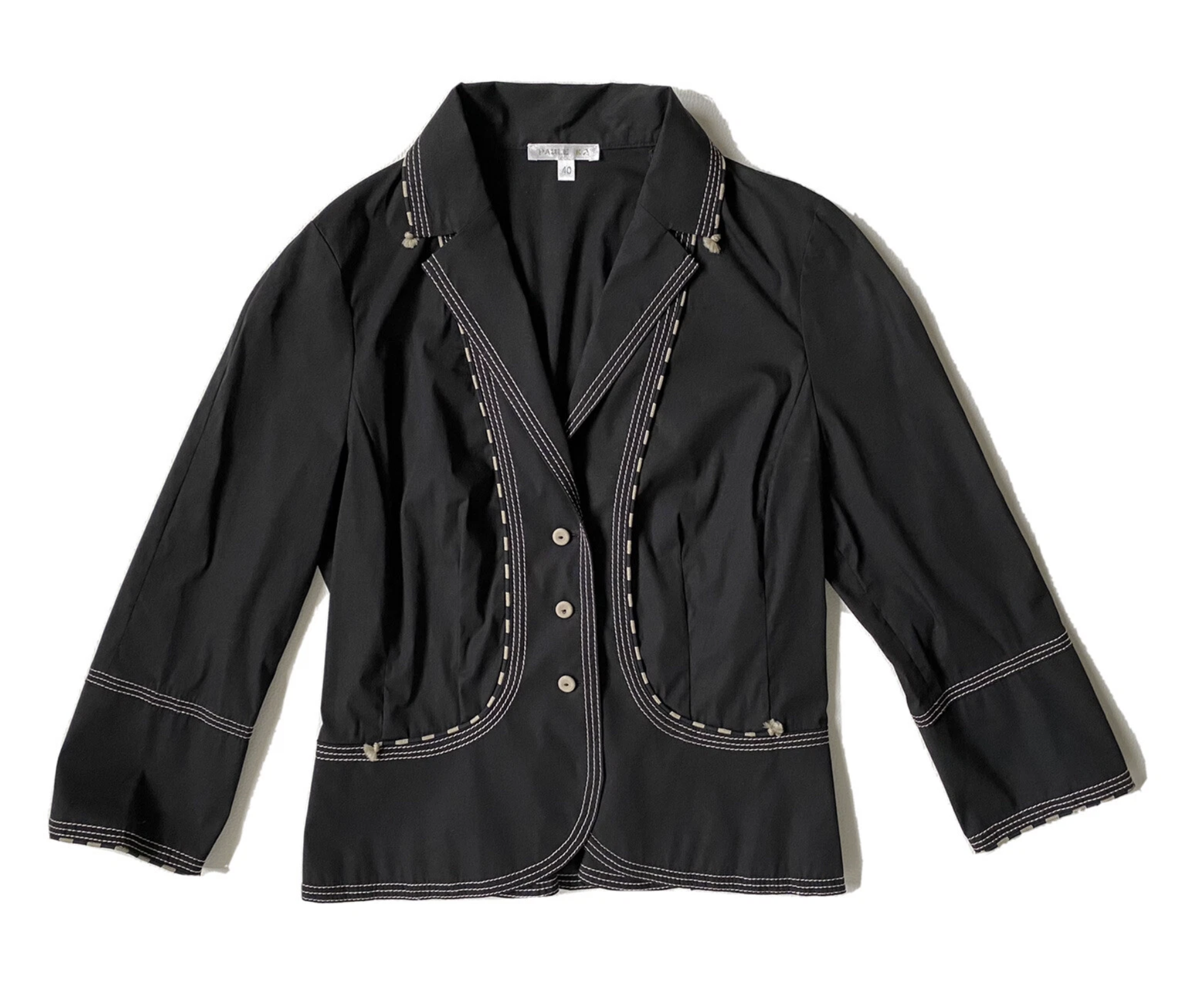 Paule Ka Stitch Detailed Blazer
