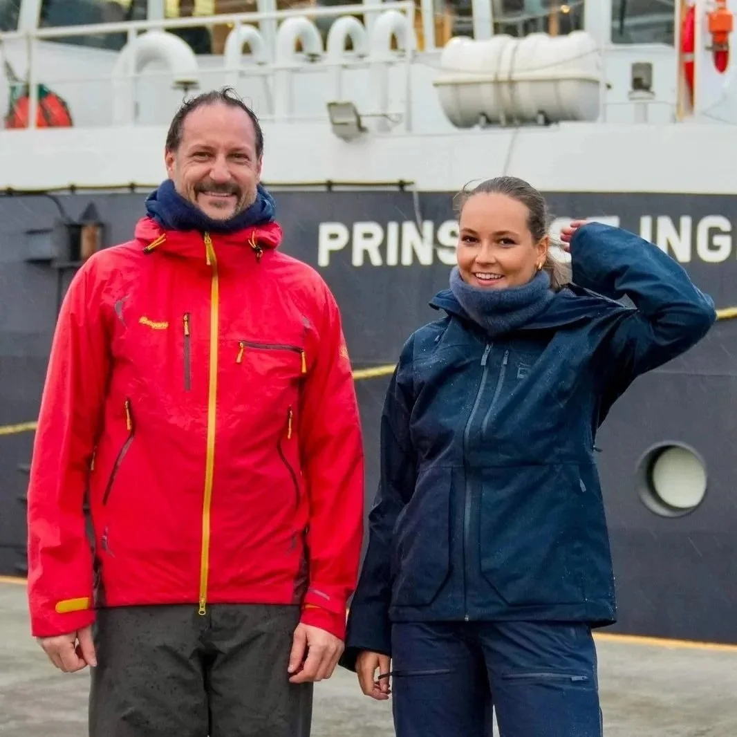 Crown Prince Haakon and Princess Ingrid Alexandra takes part in Oslo Fjord exhibition