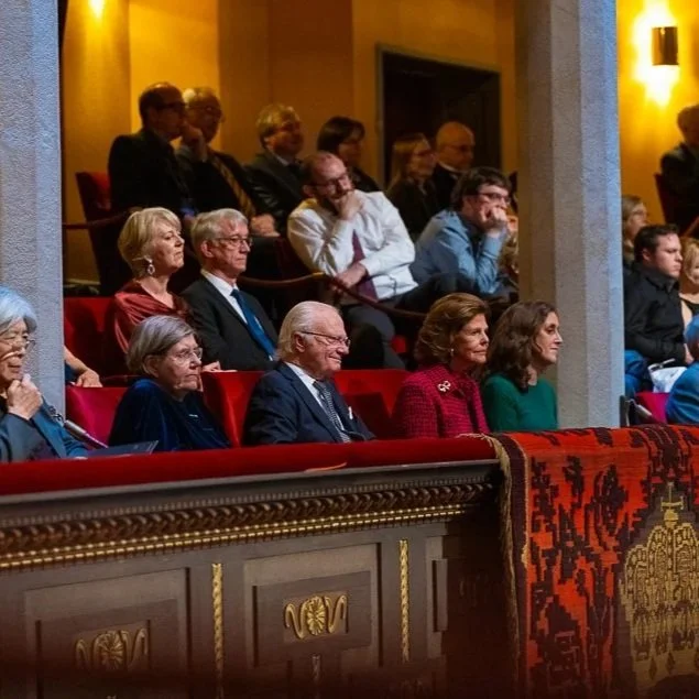 King Carl Gustaf and Queen Silvia attend Nobel Prize Concert