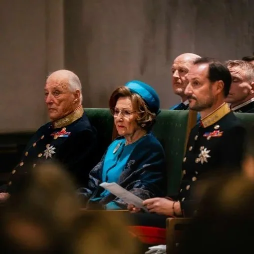 King Harald and Queen Sonja attend Church Parade of the King's Guards