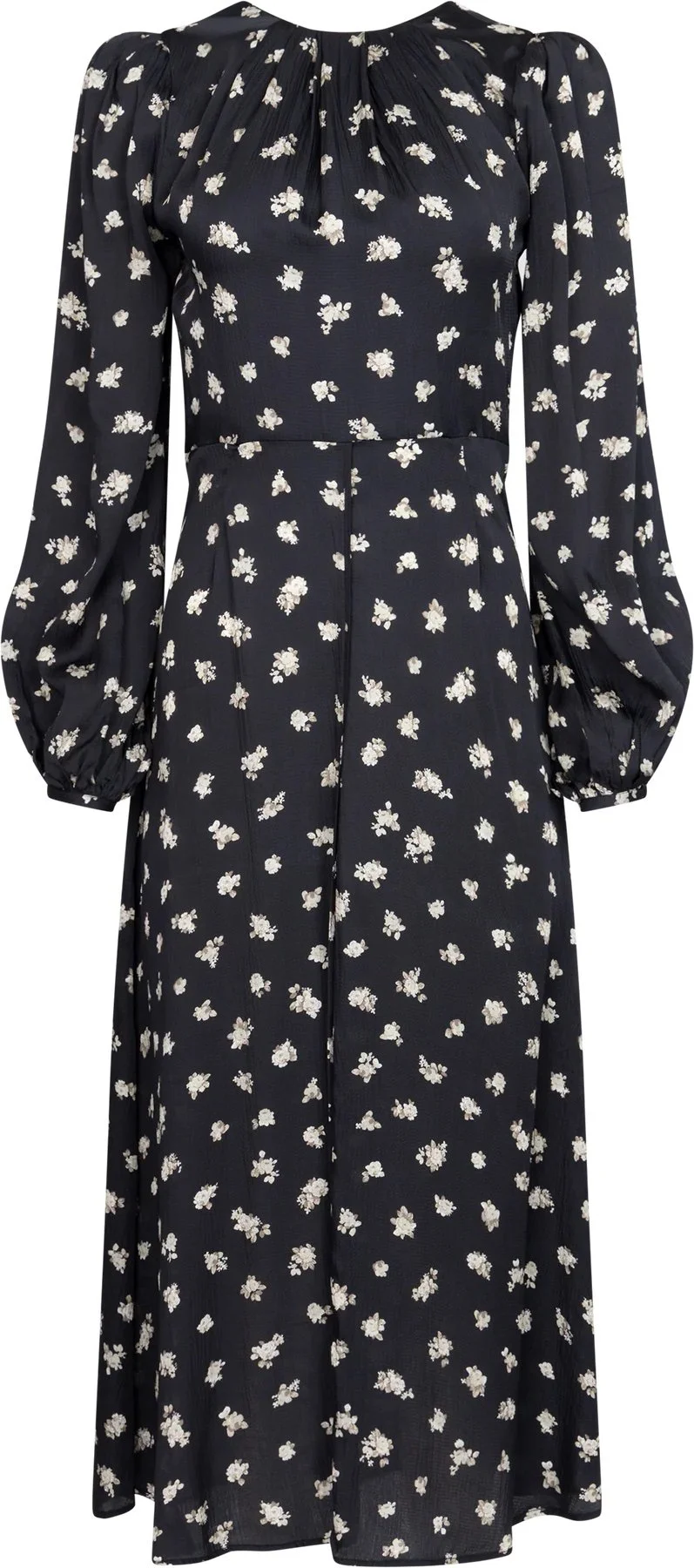 Pia Tjelta Ava Dress in Black Mini Roses