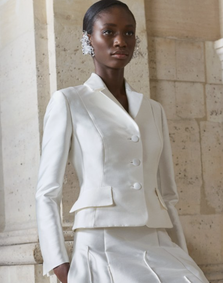 Natan Couture Romox Jacket in Light Blue