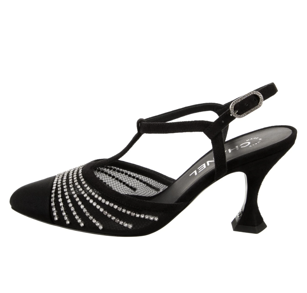 Chanel Embellished Slingback Pumps