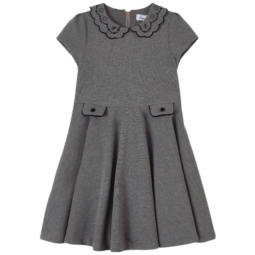Tartine et Chocolat Contrast Trim Dress