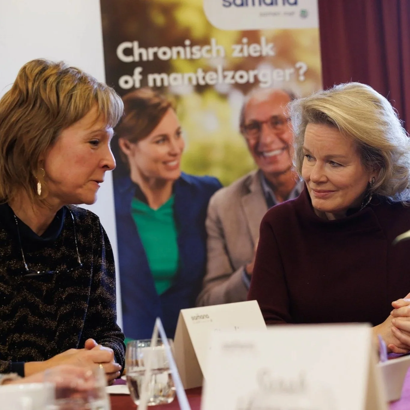 King Philippe and Queen Mathilde visit Samana in Nieuwpoort