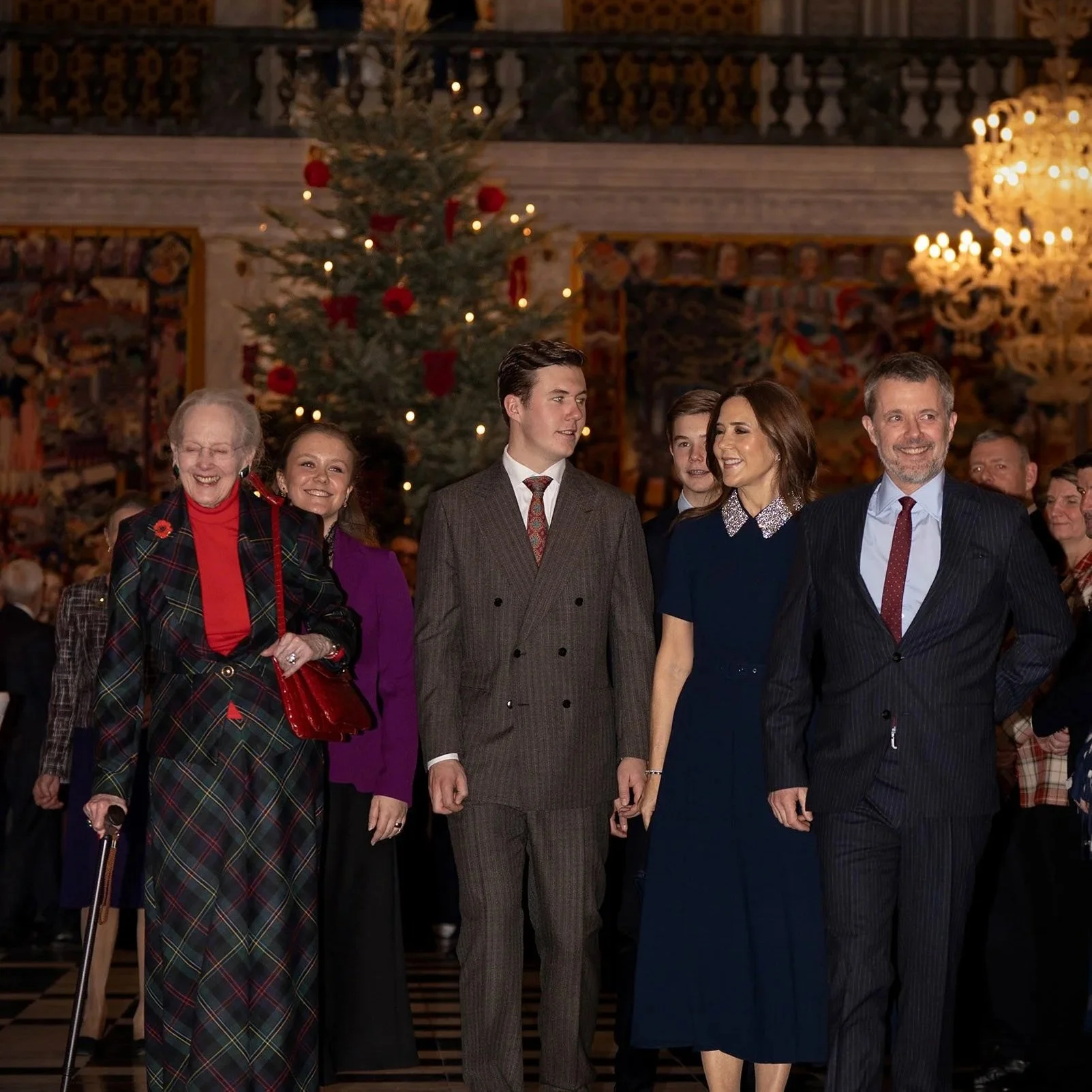 Danish Royal Family hosts Christmas reception