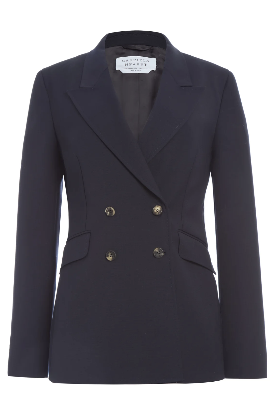 Gabriela Hearst Angela Blazer in Dark Navy 