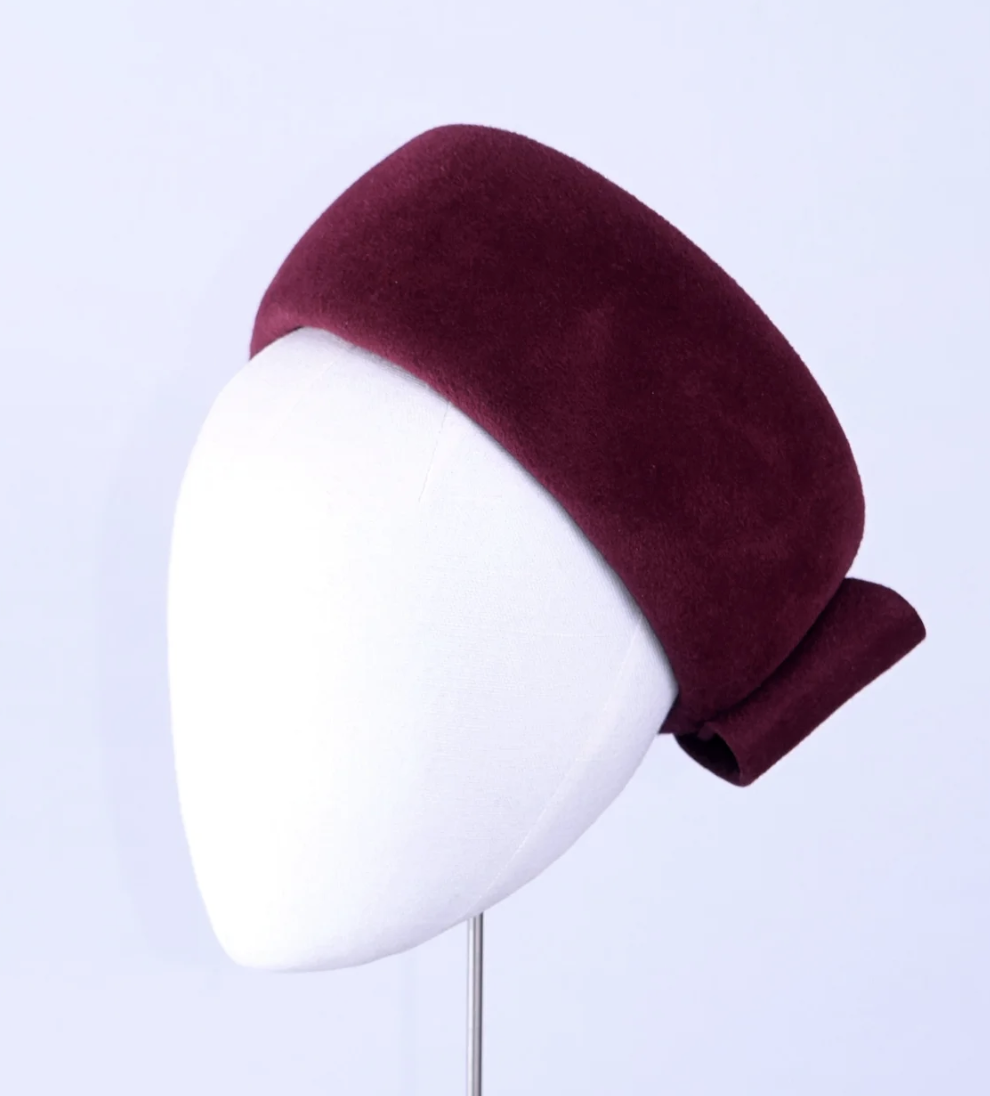 Justine Bradley-Hill Henrietta Bow Pillbox Hat
