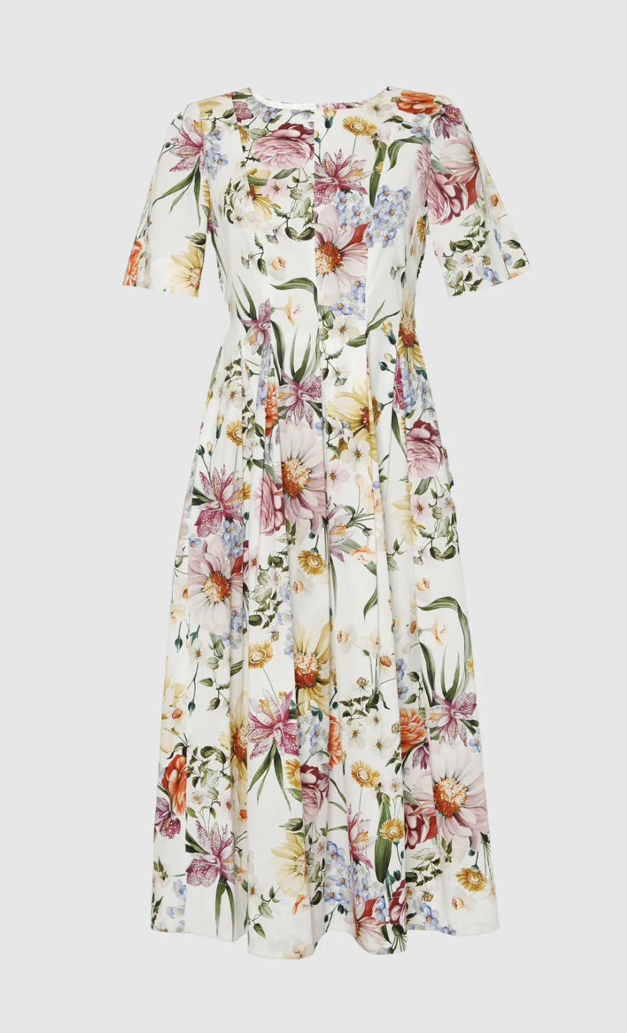 Andiata Julitta Dress in White Secret Garden