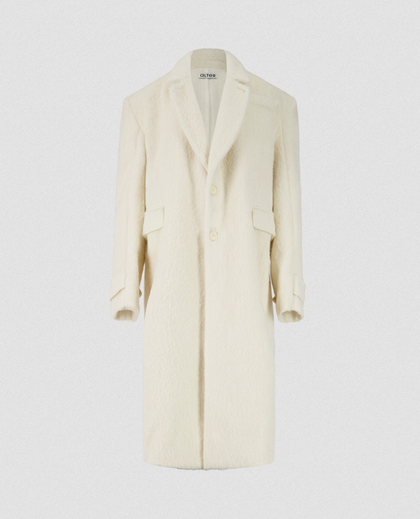 Alter Designs Nalla Long Coat in White