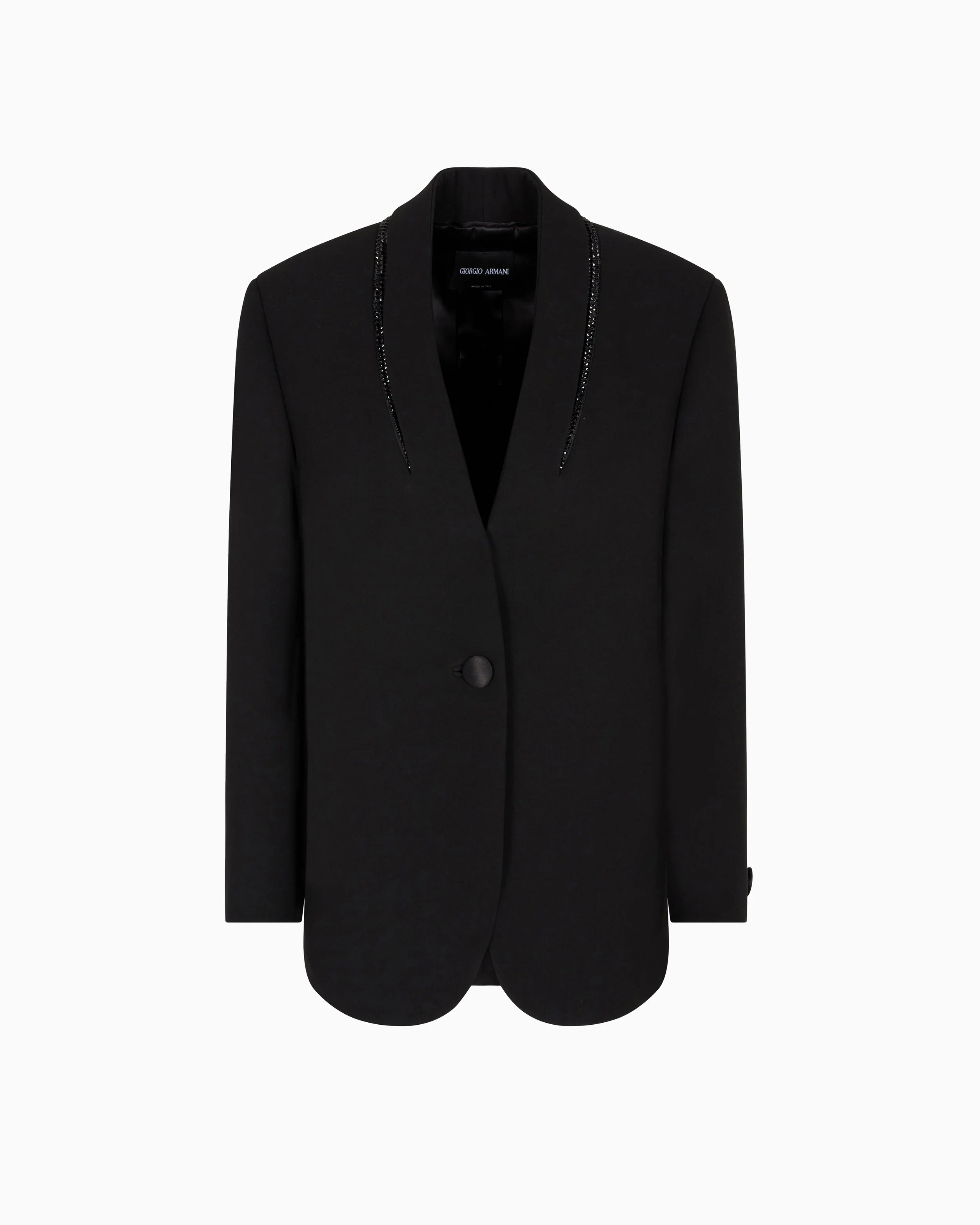 Giorgio Armani Silk Single-Breasted Jacket with Rhinestone Embroidery.jpg