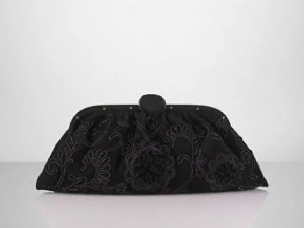Ralph Lauren Embroidered Clutch