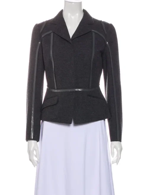 Prada Seam Detail Blazer in White