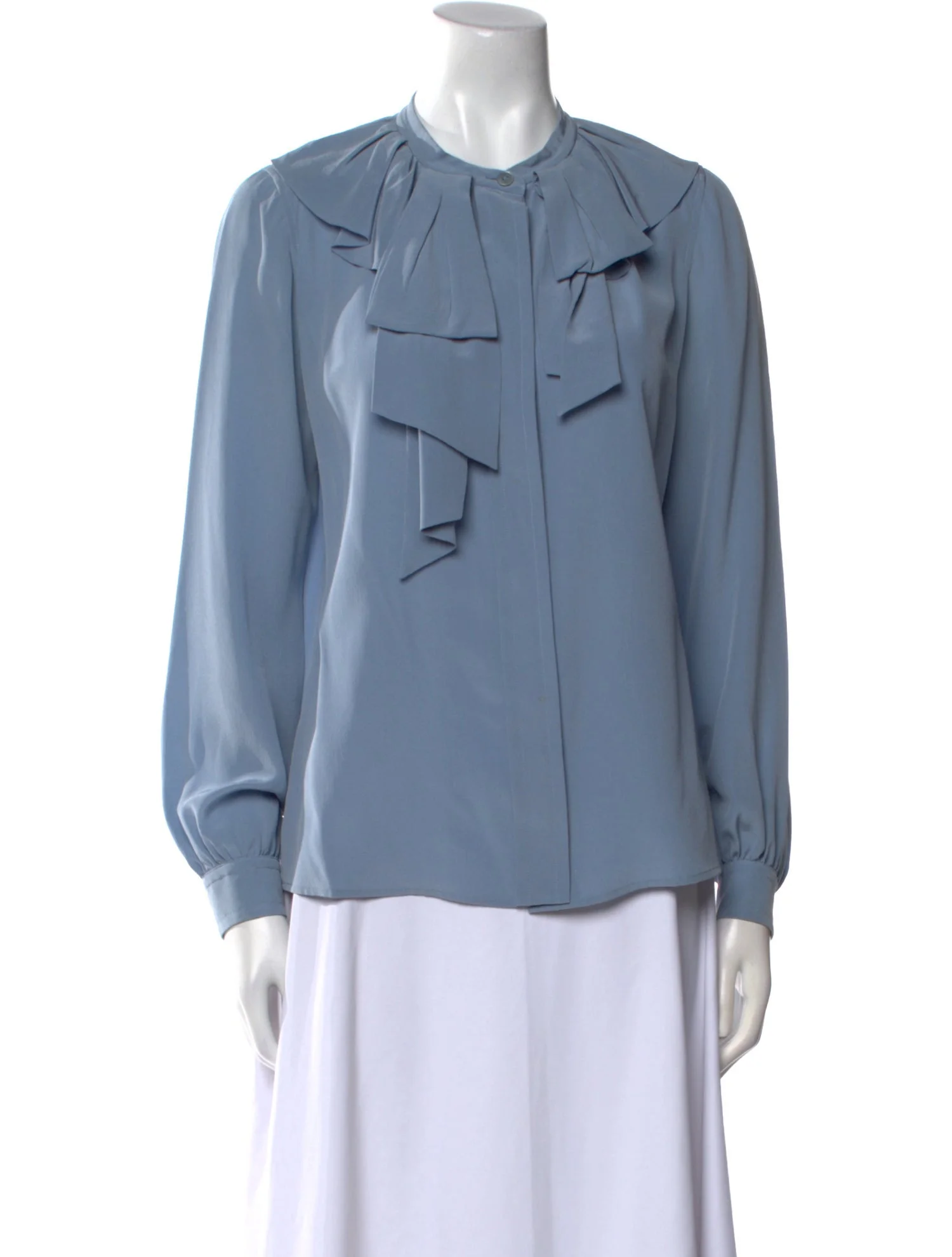 Chloé Ruffle Blouse in Pink