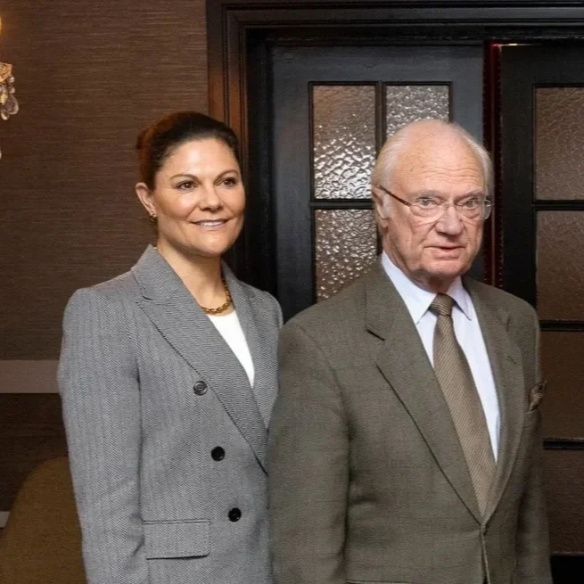 King Carl Gustaf and Crown Princess Victoria attend Day 2 of People and Defense National Conference