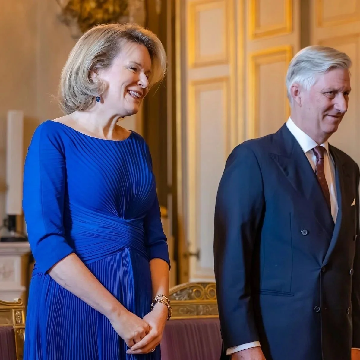 King Philippe and Queen Mathilde host New Year Reception for European institutions Leaders