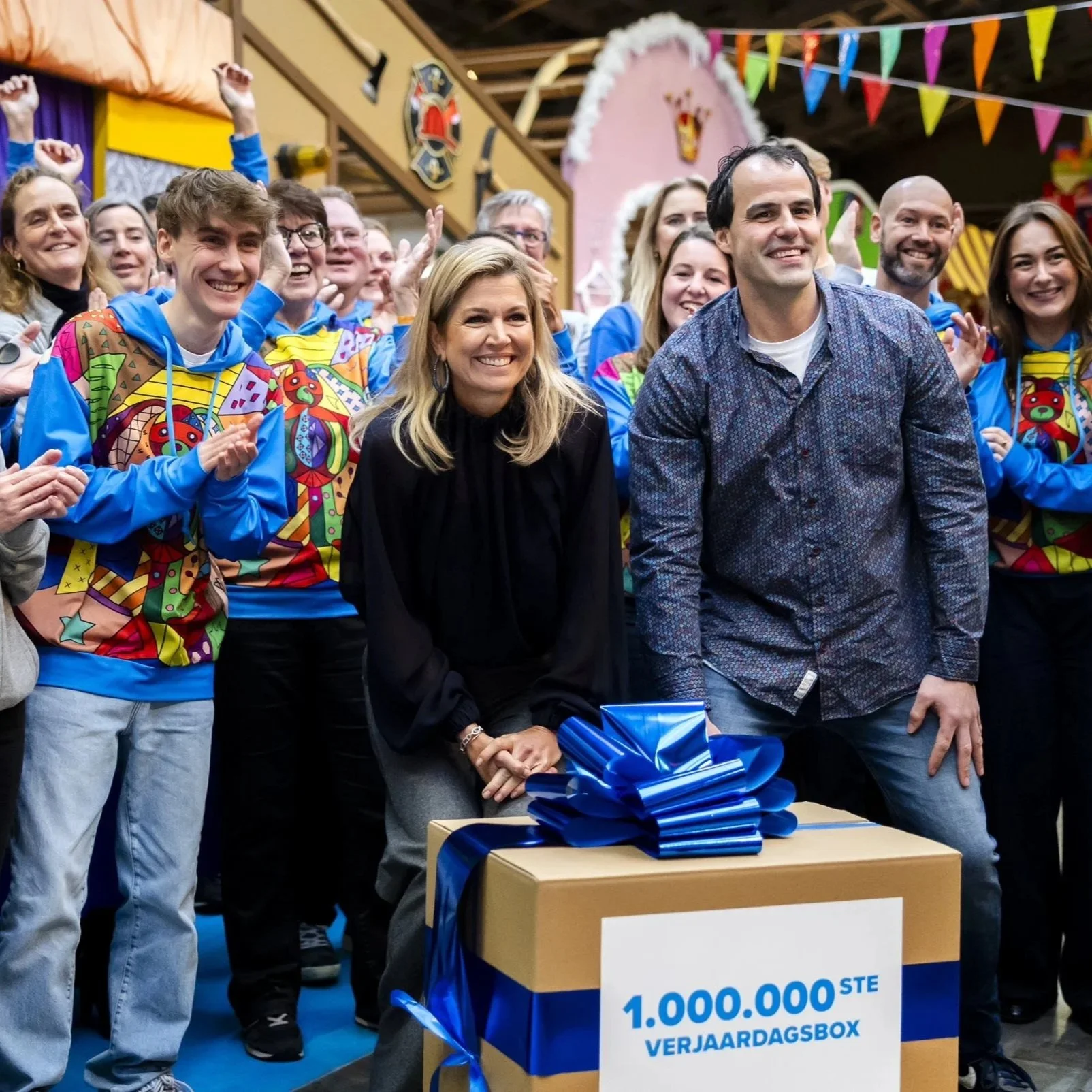 Queen Maxima visits Jarige Job Foundation