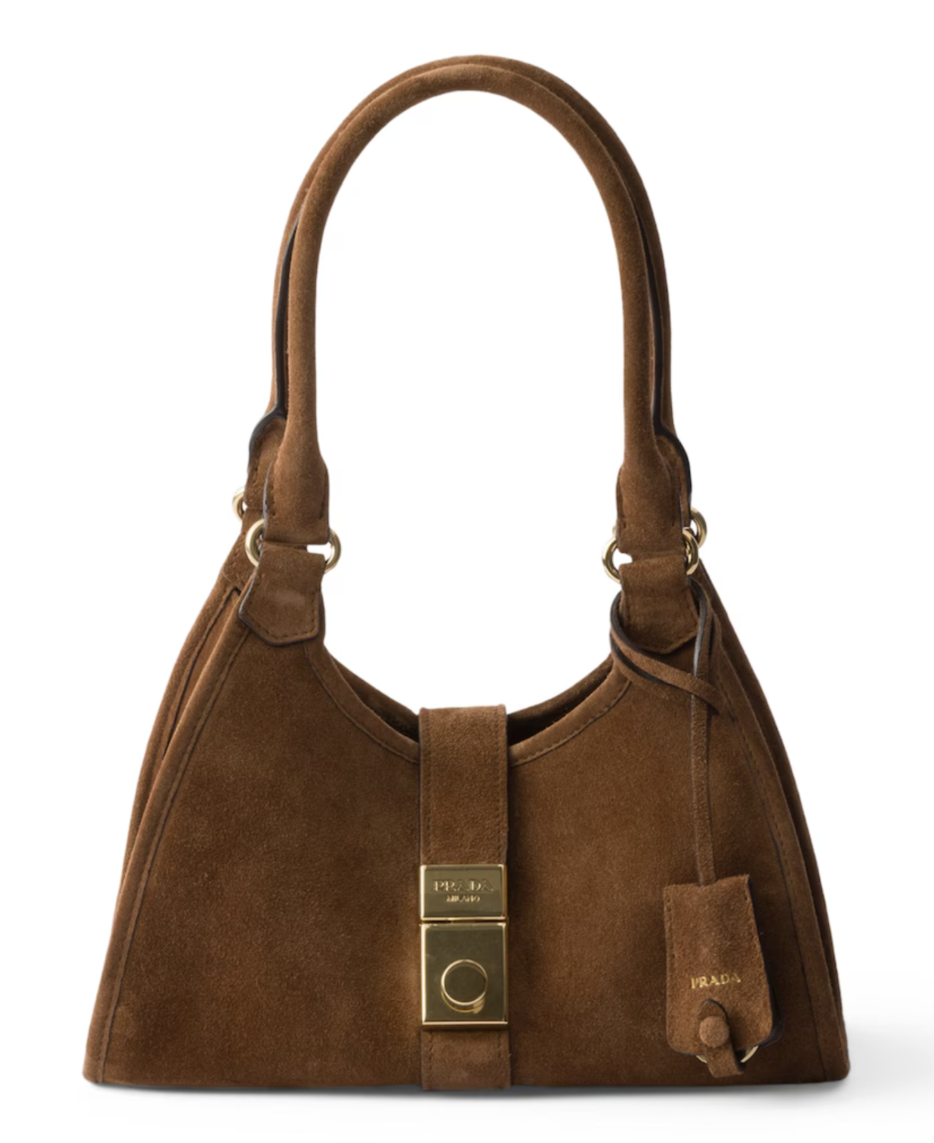 Prada Medium Suede Tote Bag