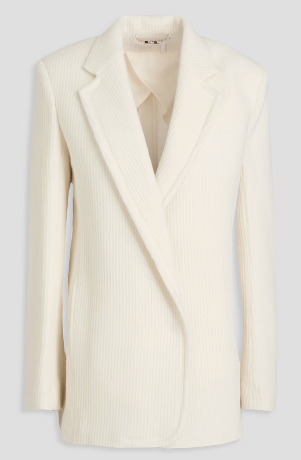 Chloé Ribbed Wool Blazer