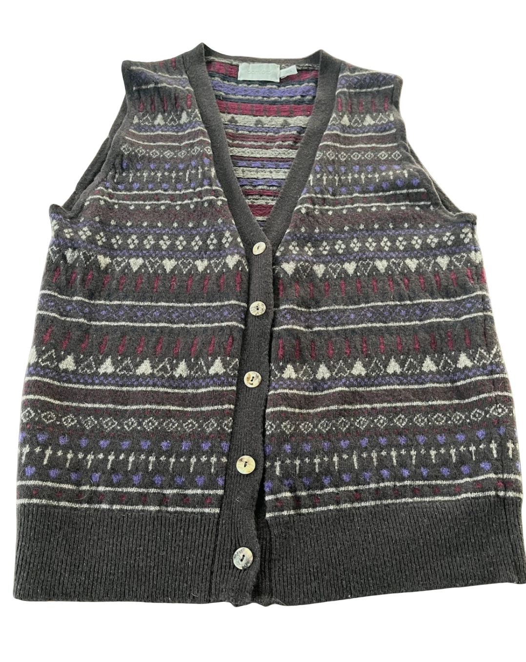 Bamford Patterned Knit Vest
