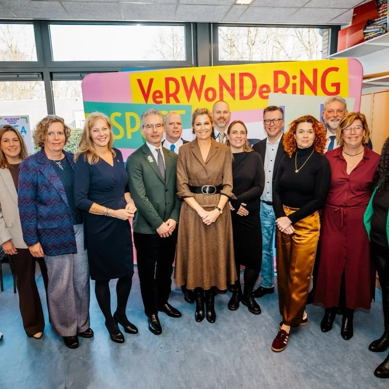 Queen Maxima visits De Stromen primary school
