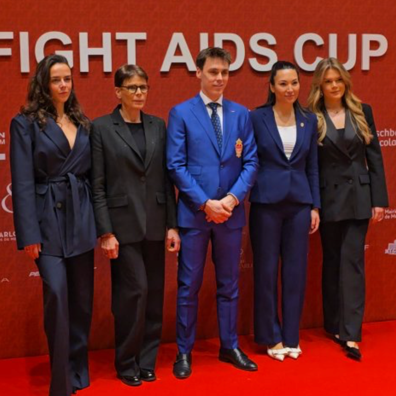 Princess Stéphanie and her children attend Fight AIDS Cup