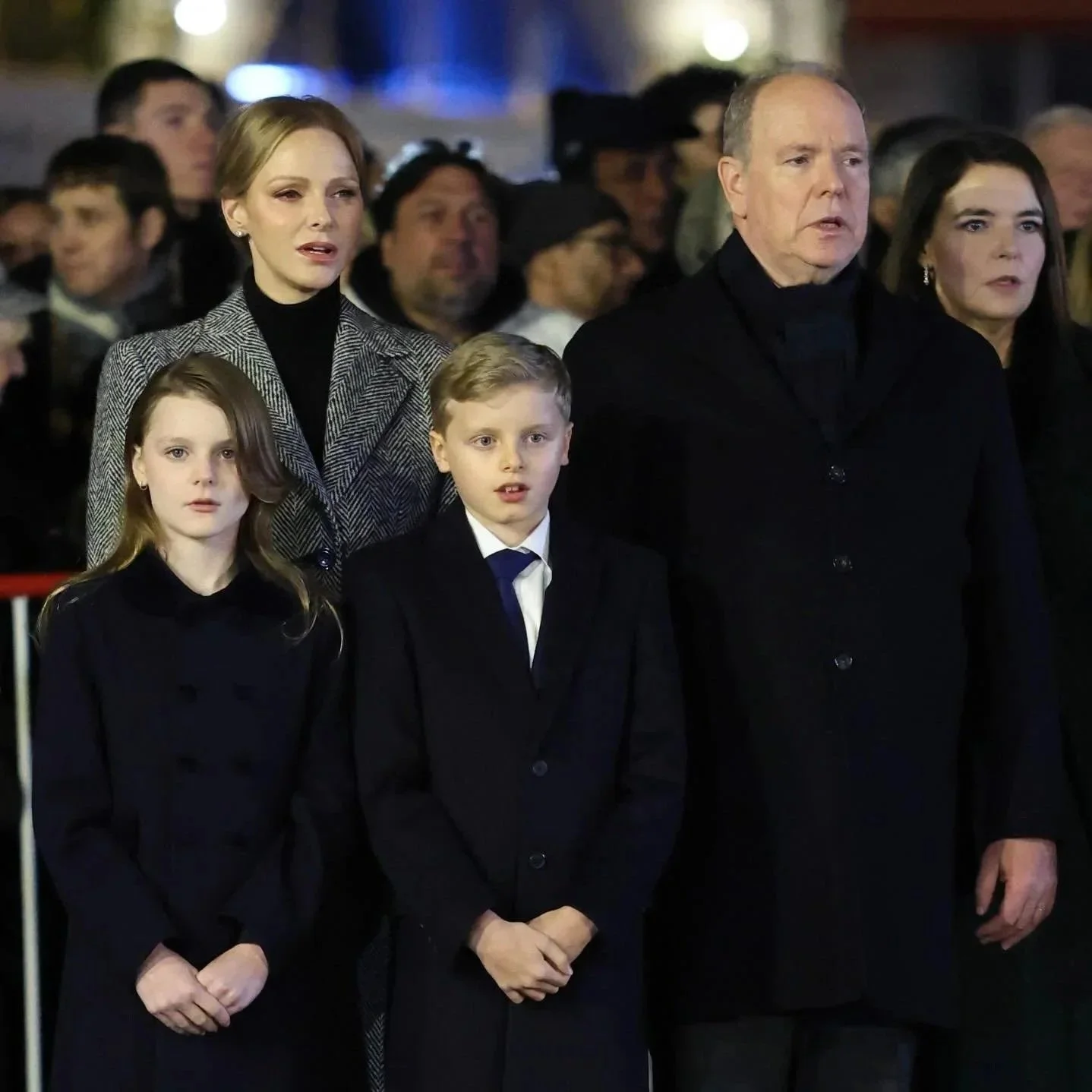 Prince Albert, Princess Charlene and their children celebrate Saint Dévote