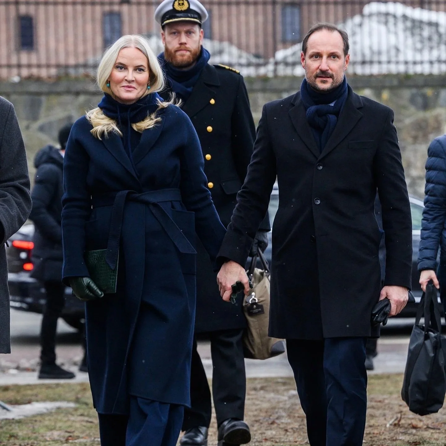 Crown Prince Haakon and Crown Princess Mette-Marit mark International Holocaust Day 