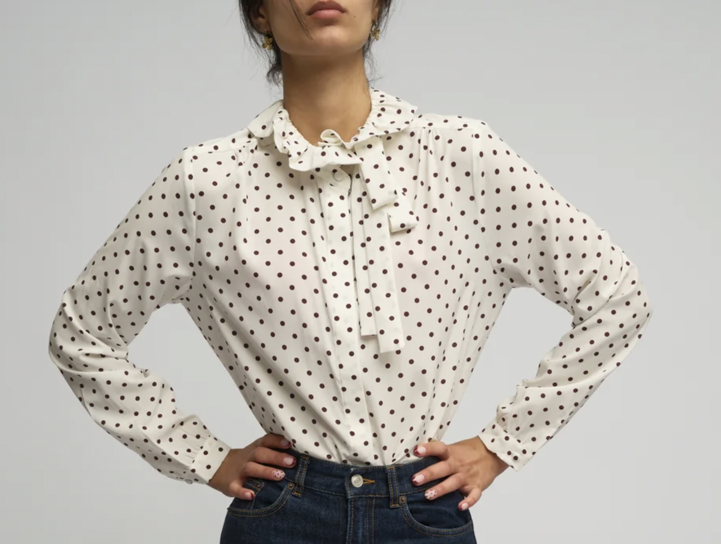 Greta Hazel Mini Sash Blouse