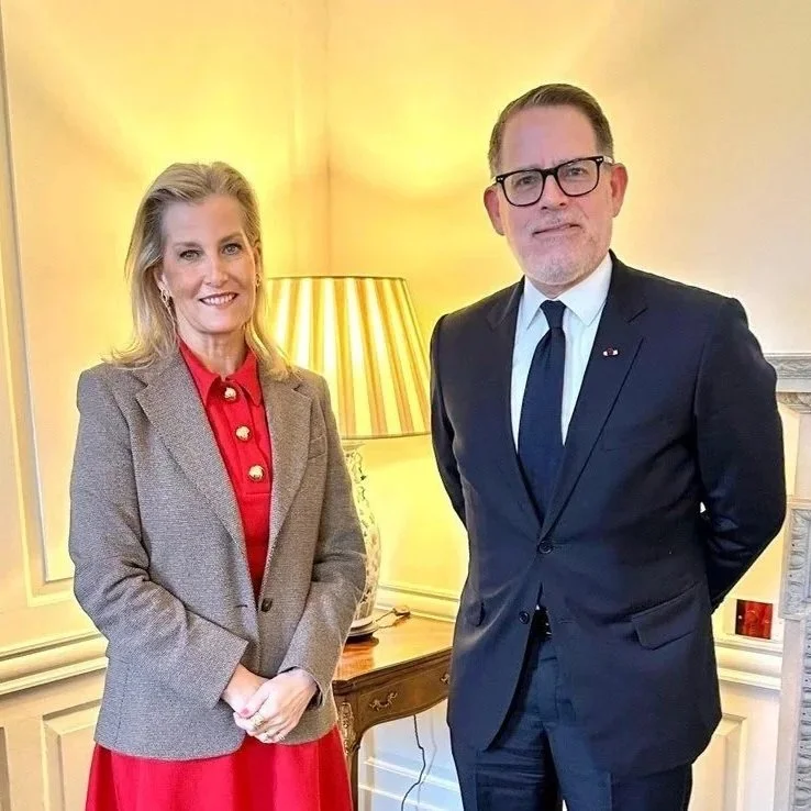 The Duchess of Edinburgh meets Ambassador of Peru