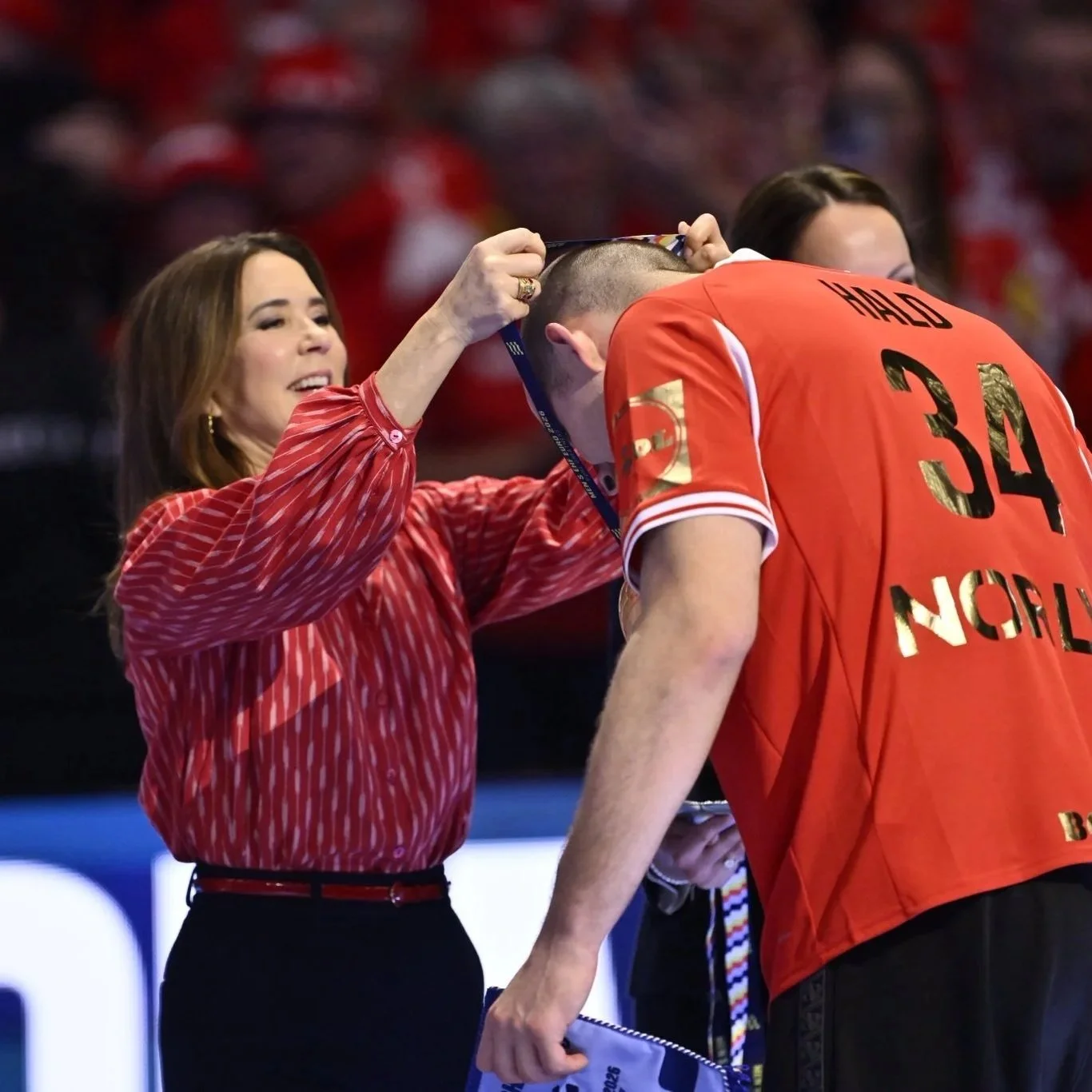 Queen Mary attends European Men's Handball Championship Final