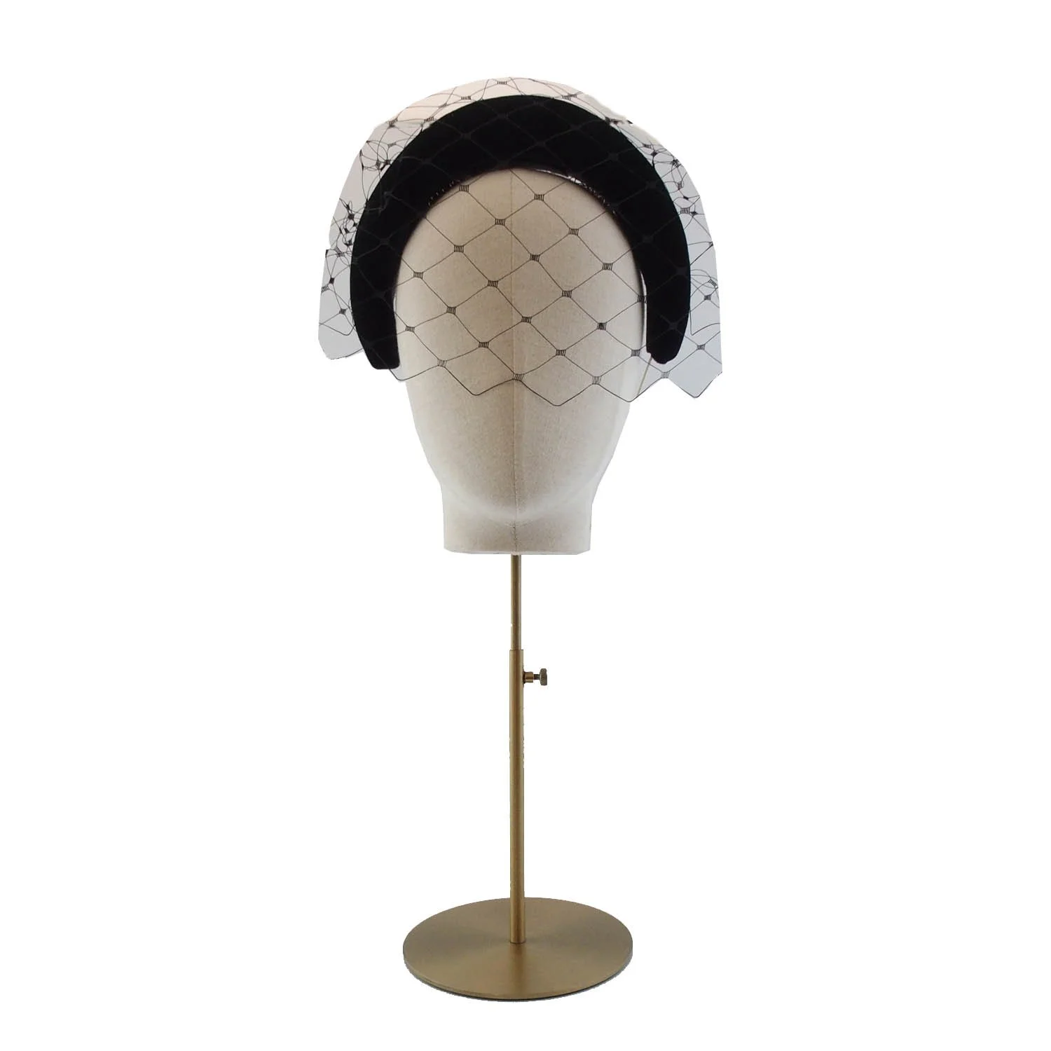 Bee Smith Millinery Marie Veiled Headband in Black.jpg