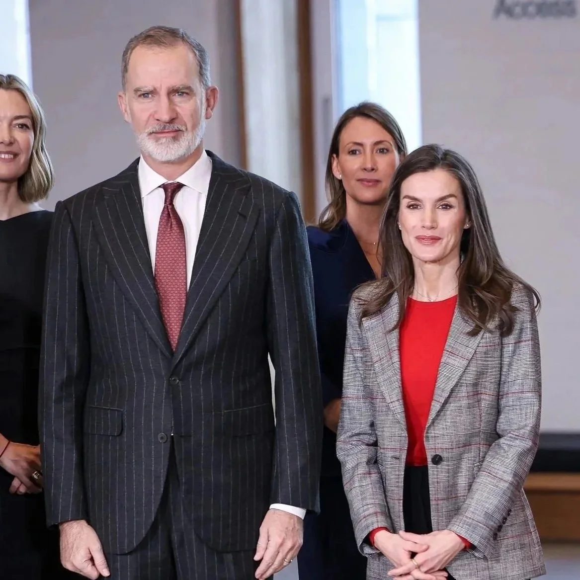 King Felipe and Queen Letizia attend meeting of Royal Board of Trustees of the Gallery of Royal Collections