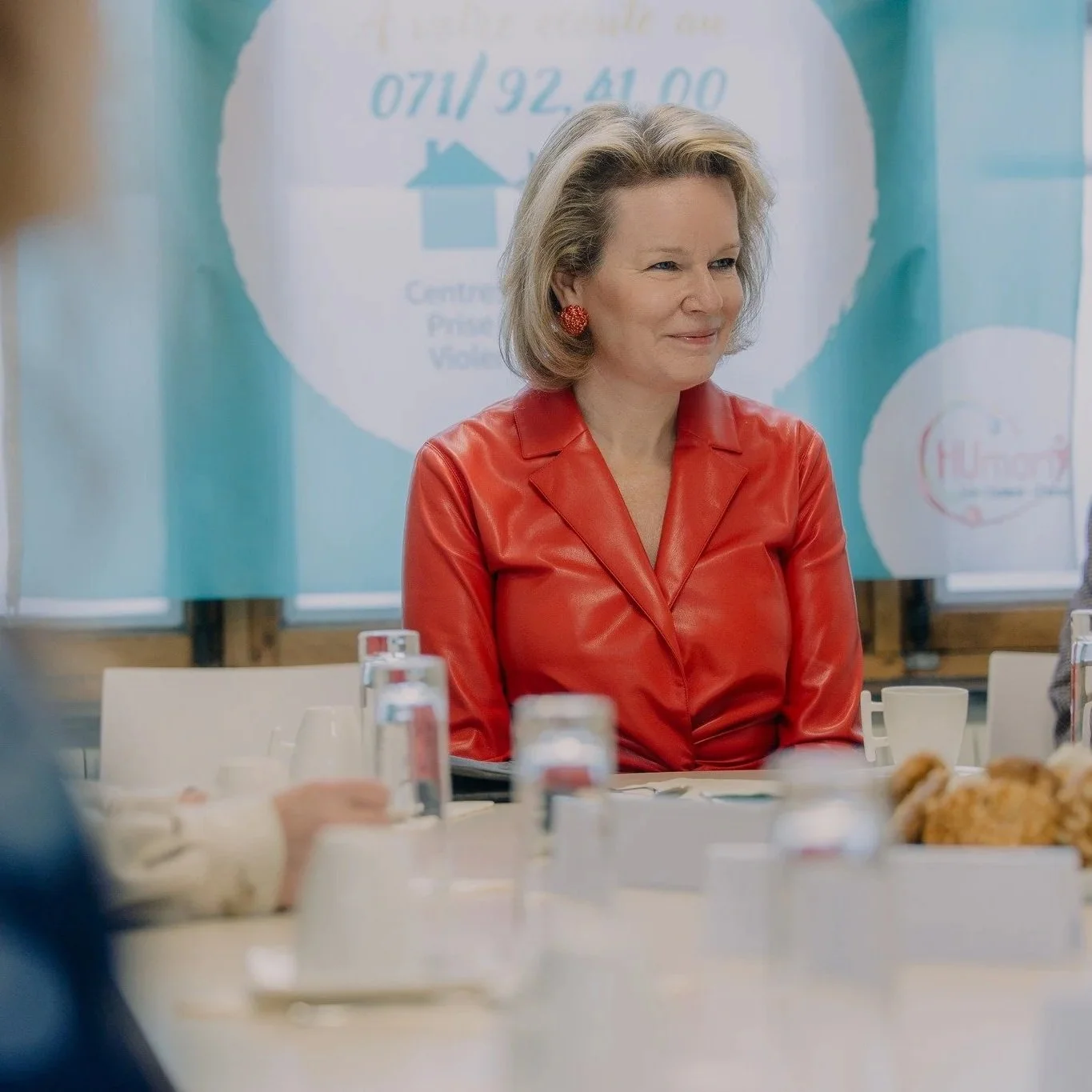 Queen Mathilde visits Sexual Violence Support Center in Lodelinsart