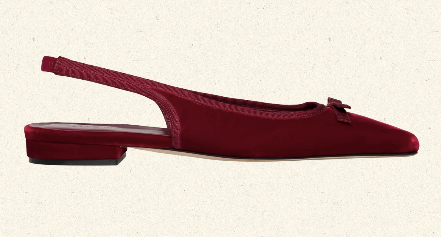 Dôen Cossima Flats in Ruby Velvet