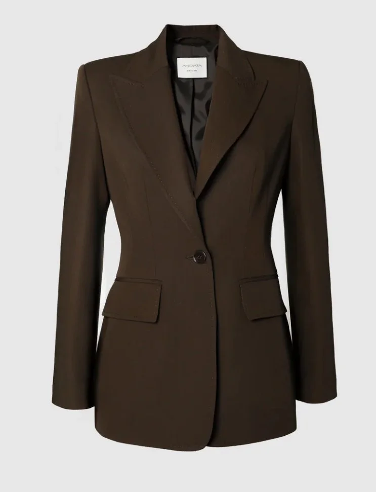 Andiata Cinnifer Blazer in Mocha