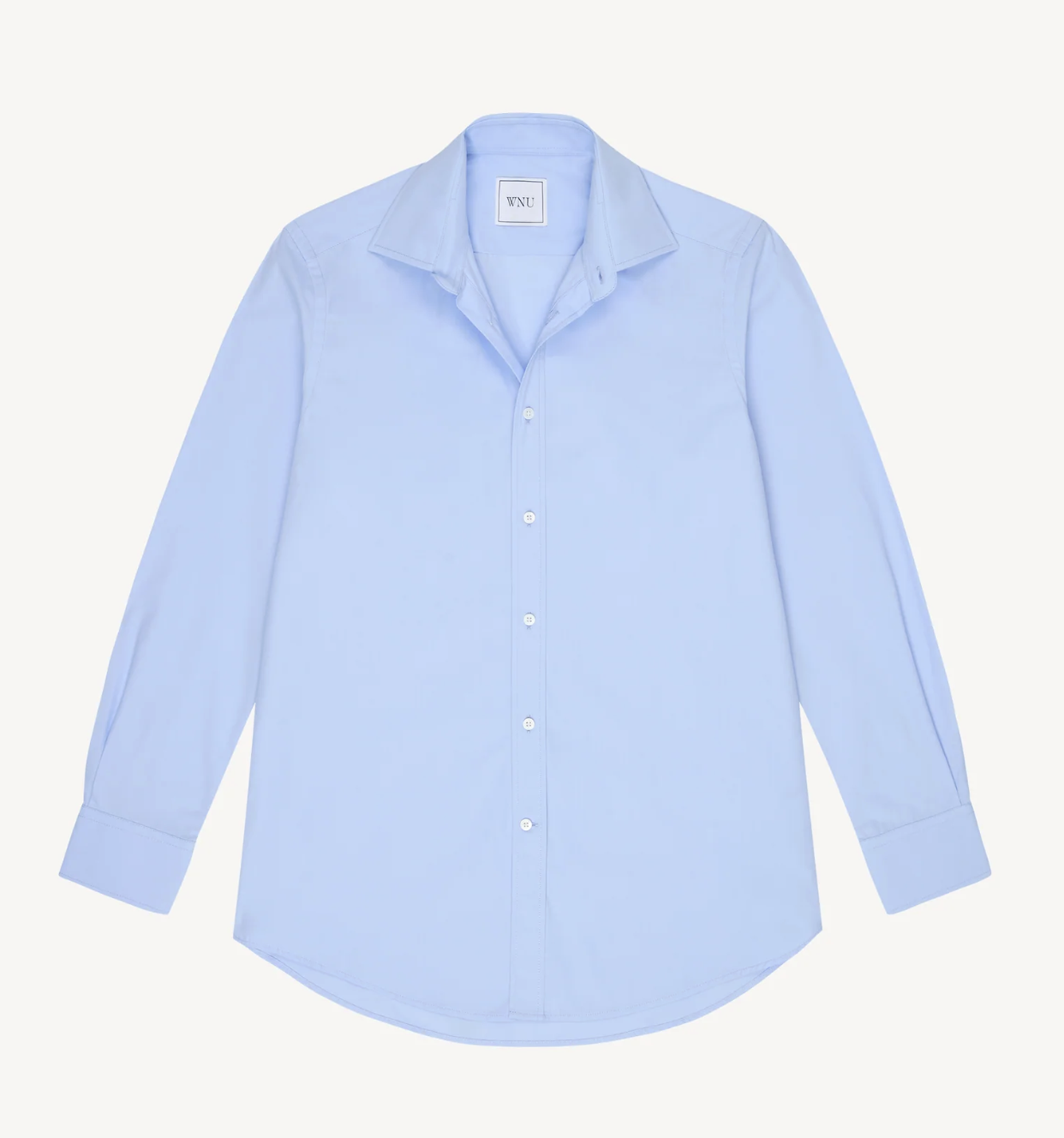 WNU The Boyfriend Shirt in Sky Blue