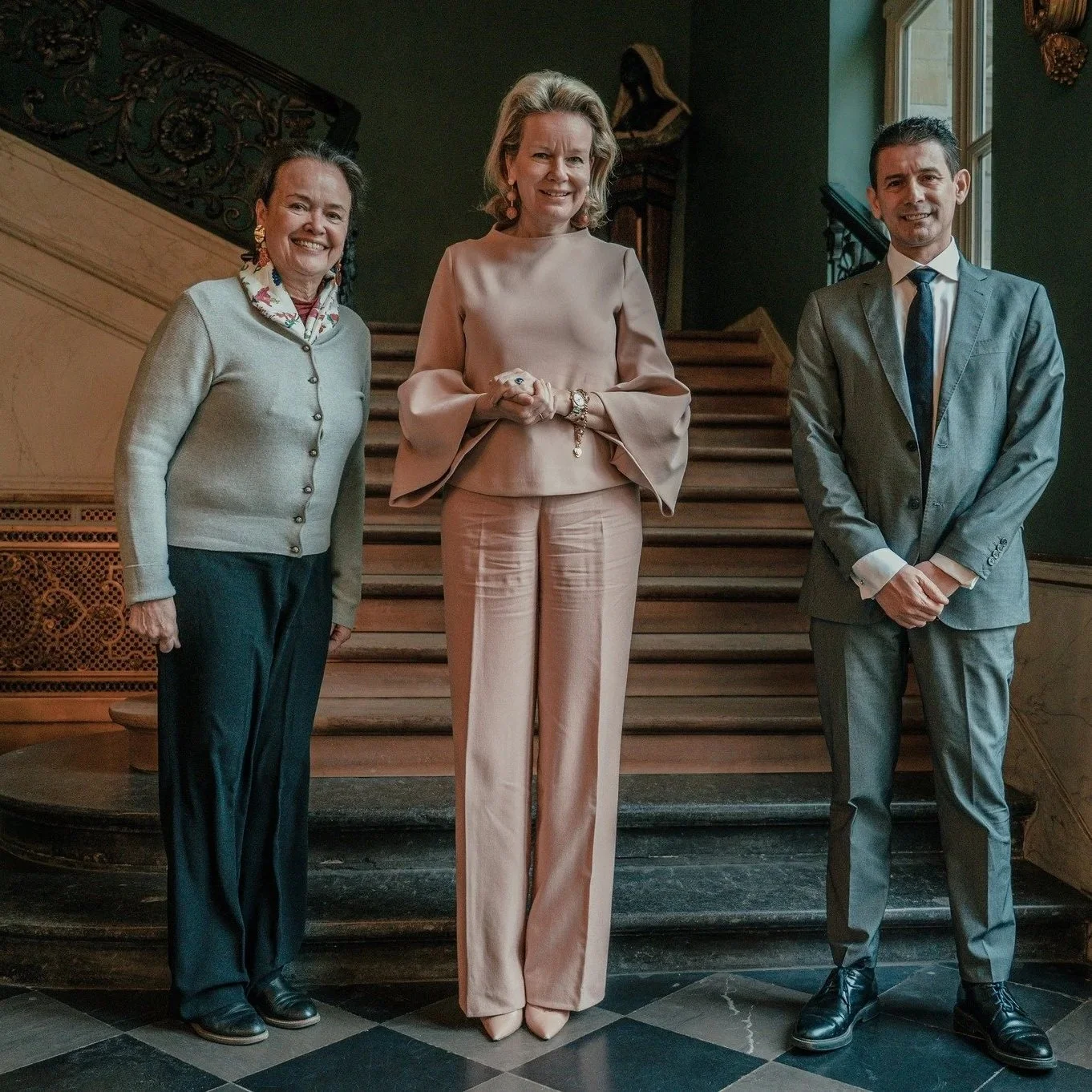 Queen Mathilde meets representatives of Belgian Society of Medical Oncology