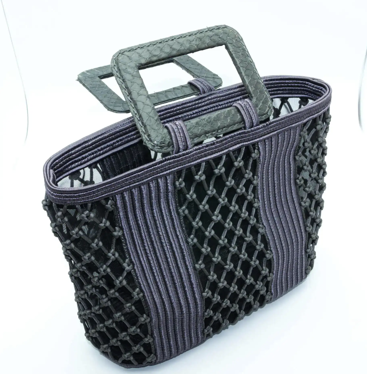 Yves Saint Laurent Vintage Passementerie Bag in Purple