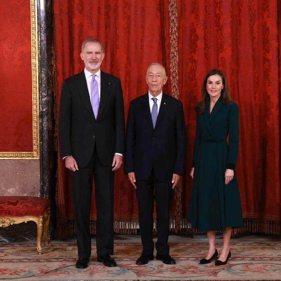 King Felipe and Queen Letizia host official lunch for President of Portugal