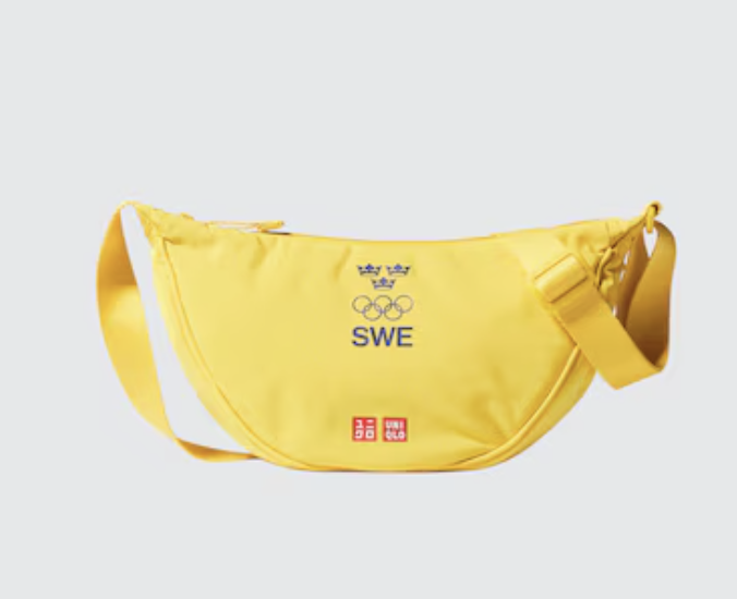 Uniqlo x Sweden Athlete Collection Round Mini Shoulder Bag in Yellow