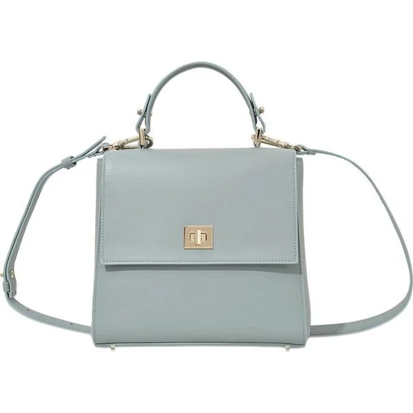 Hugo Boss Bespoke T Handle S Bag in Light Green Leather
