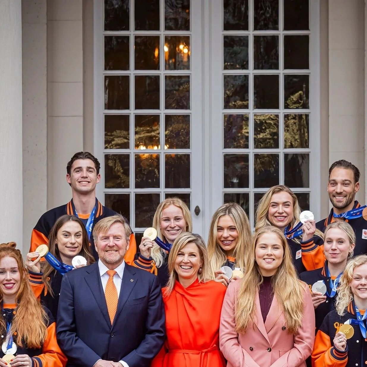 Dutch Royal Family hosts reception for Dutch Olympic medal winners 