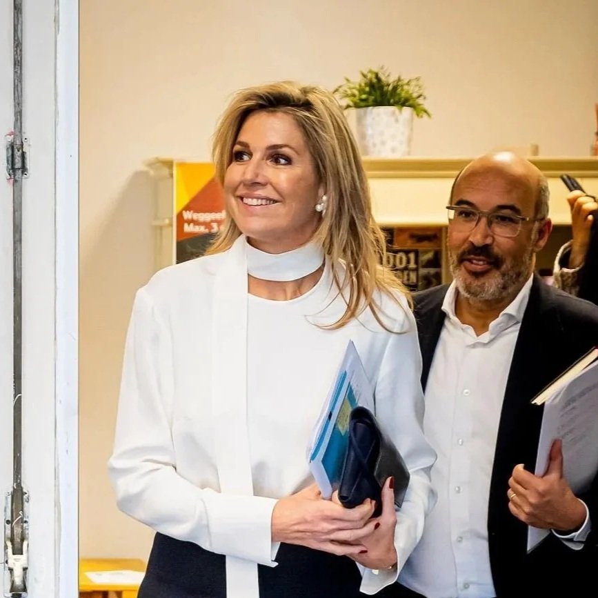 Queen Maxima visits community center Bloemhof in Rotterdam