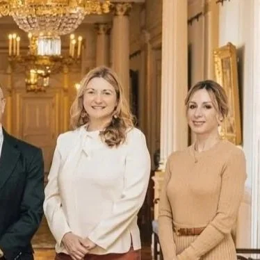 Grand Duchess Stéphanie meets ALAN Maladies rares Luxembourg's President