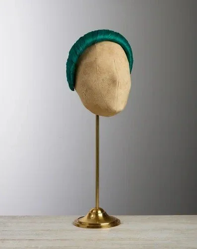 Camilla Rose Millinery Wrap Headband in Emerald