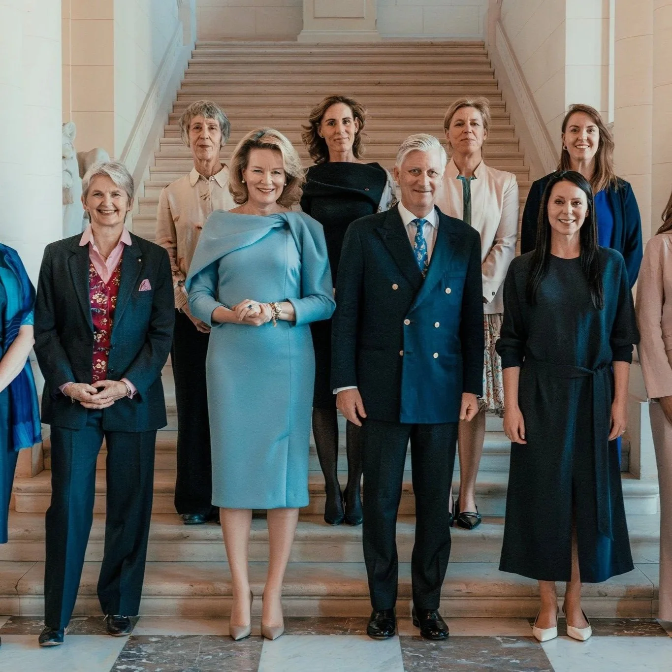 King Philippe and Queen Mathilde meet inspiring women ahead of International Women's Day